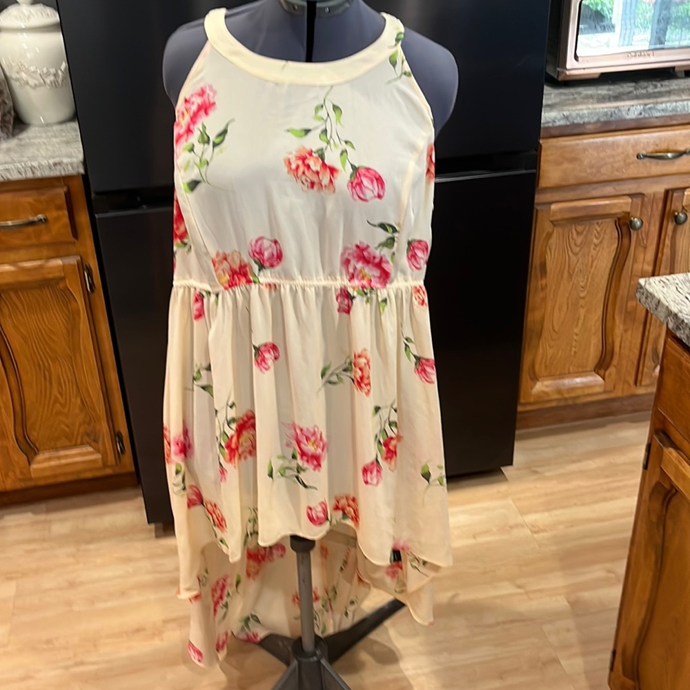 Beautiful  Torrid hi lo blouse. Sleeveless, Plus size 3=22/24